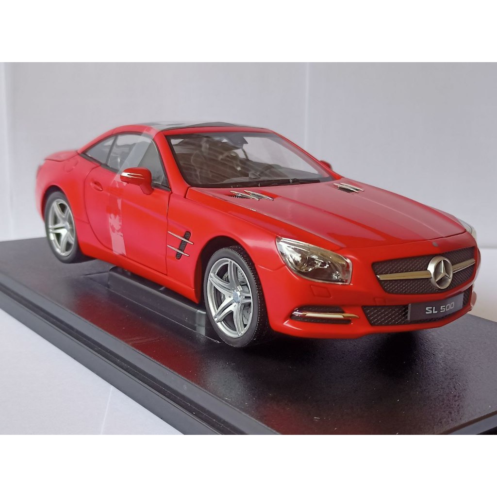 Diecast Mobil Mercedes Benz SL500  Welly 1:18 Koleksi harga murah