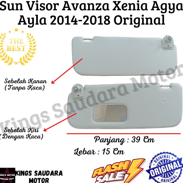 Tren Kekinian Sun Visor Mobil Avanza Xenia Agya Ayla 214218 Original