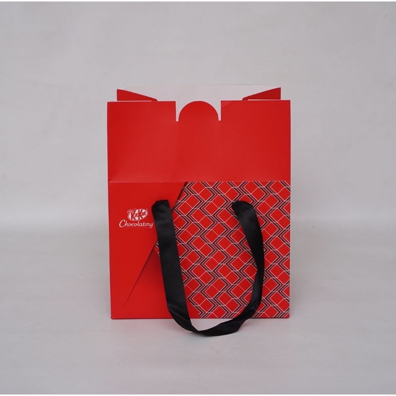 

ORI KitKat / Kit Kat Coklat / Chocolatery Paper Bag - Tas / Kantong Branded