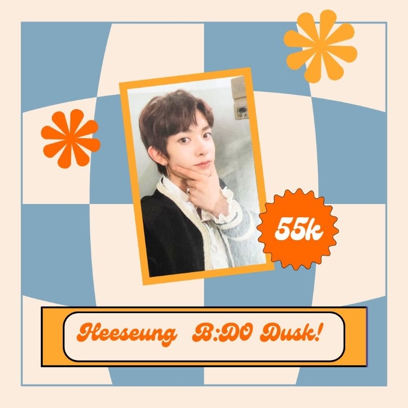 PHOTOCARD BDO ENHYPEN HEESEUNG DUSK NEGO? BOLEH BANGET.