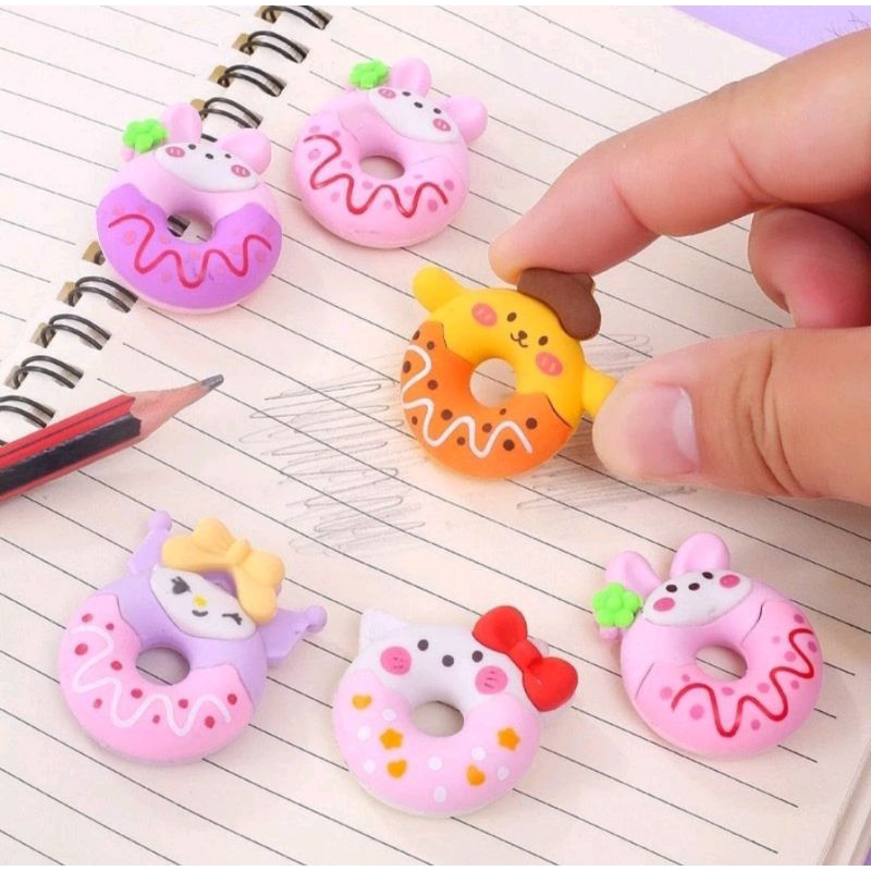 

Penghapus Sanrio Donat Eraser Kuromi Melody Cinnamoroll Pompompurin