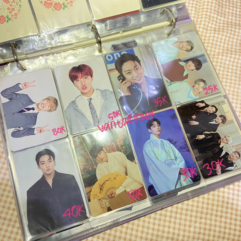 MPC MINI PHOTOCARD BTS HAPPY EVER AFTER JIMIN DALMAJUNG TAEHYUNG V JUNGKOOK JK PERMISSION TO DANCE P