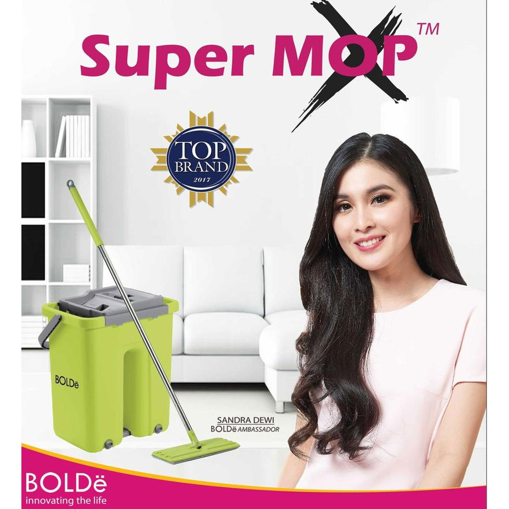 BOLDE Super Mop X Alat Pel Lantai Super Mop SM-X Original