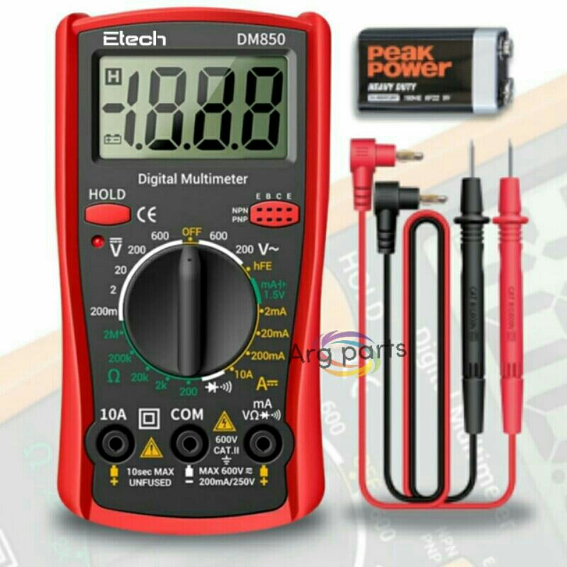 DIGITAL MULTIMETER DM850 | MULTITESTER DIGITAL | AVOMETER