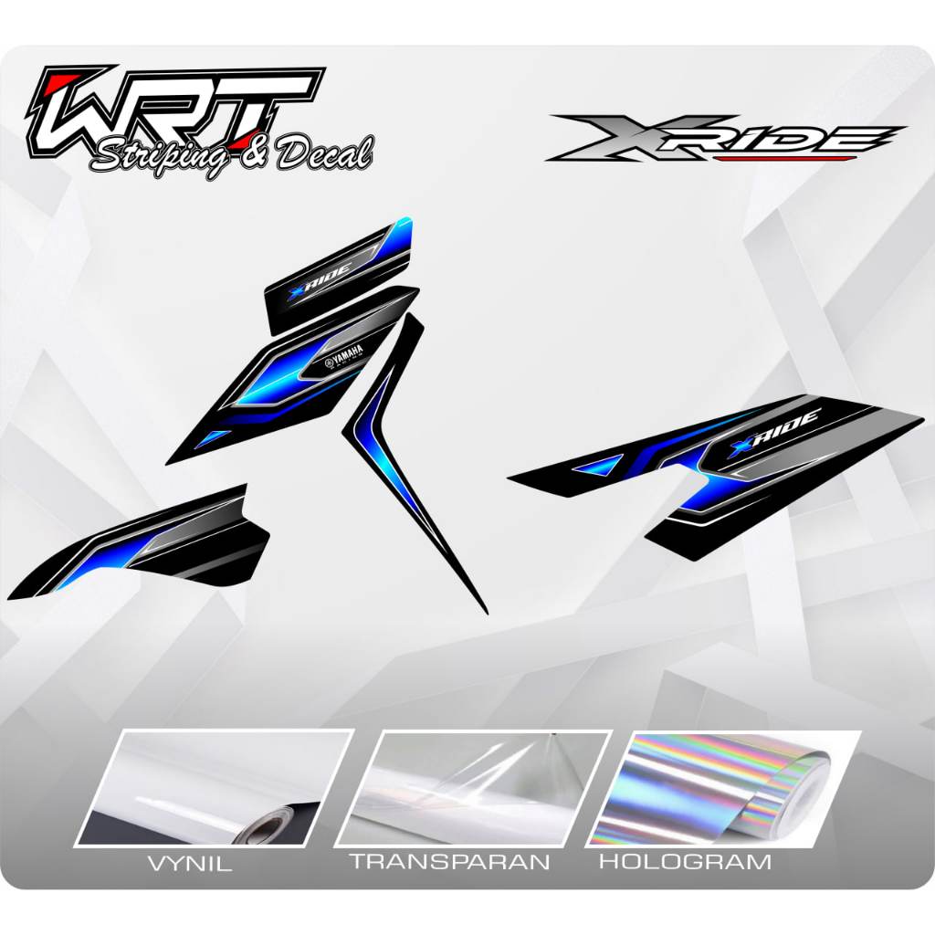 Striping XRIDE 125-Stiker Decal XRIDE New 125 Race