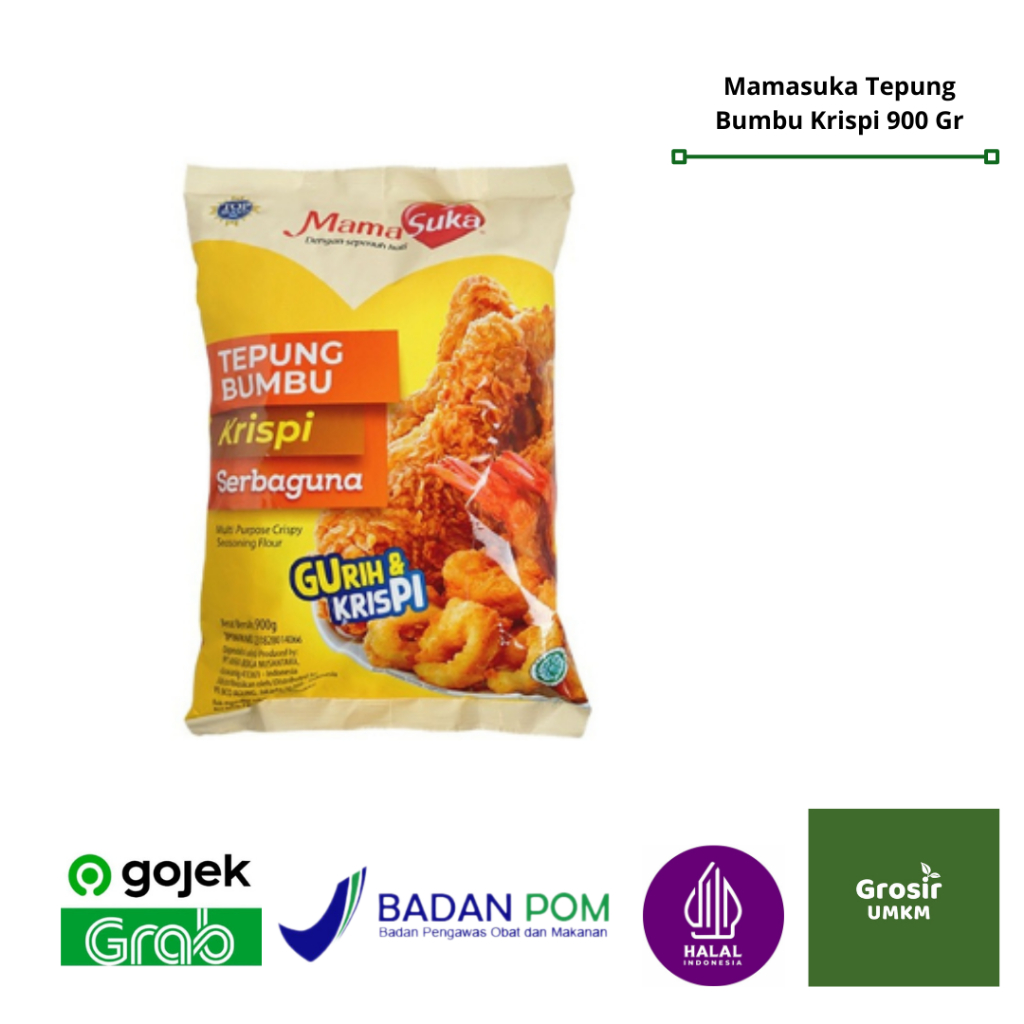 

MAMASUKA TEPUNG BUMBU KRISPI 900 GR