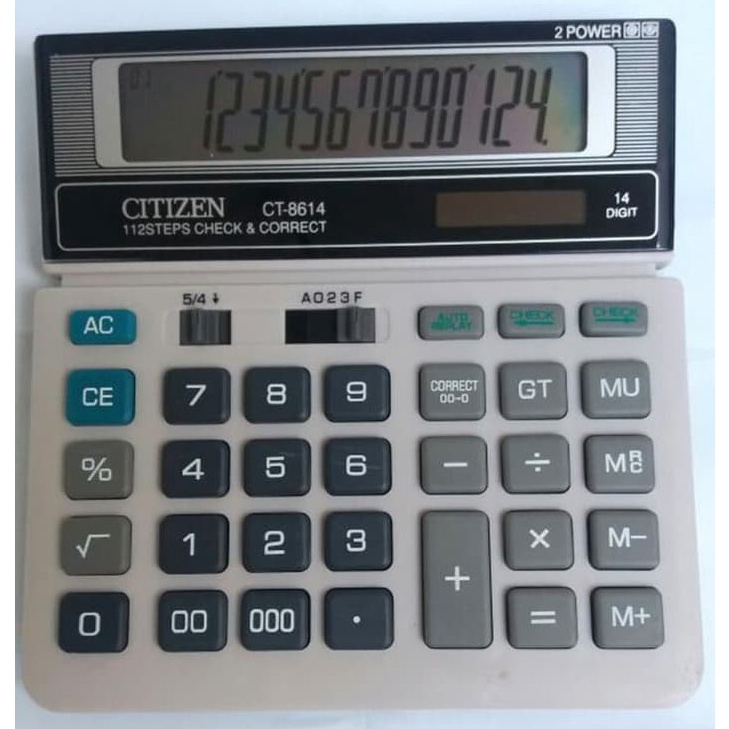 

DISKON Kalkulator Dagang 14 Digit Citizen CT8614
