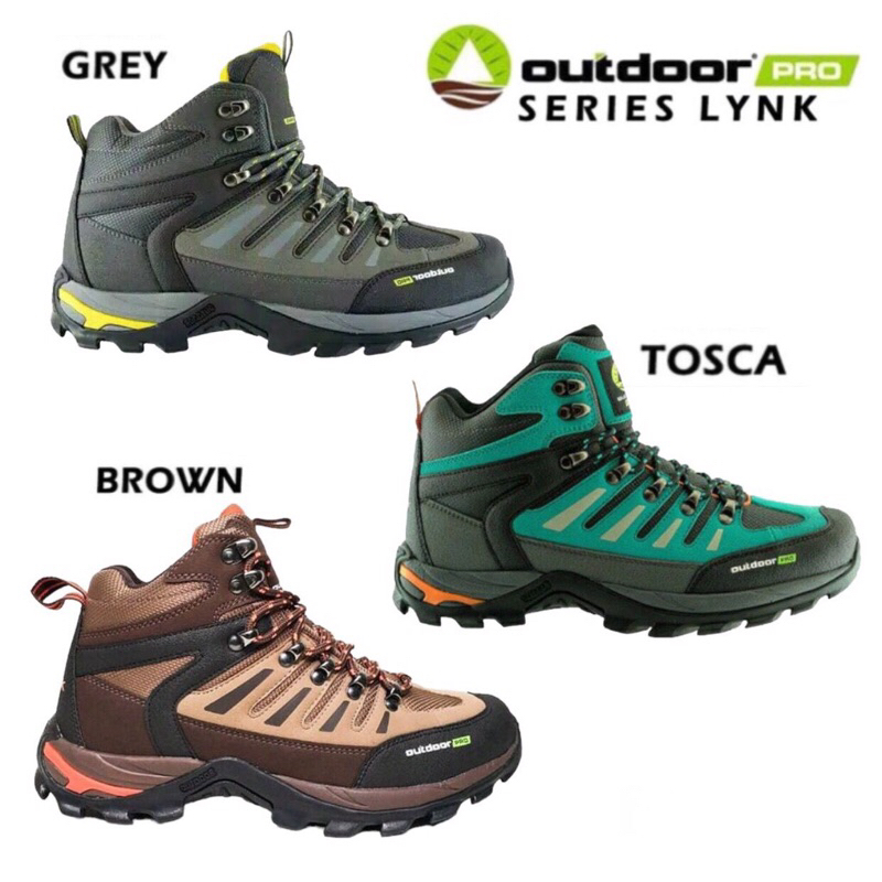 Sepatu Hiking Outdoor Pro LYNK Waterproof - Sepatu Gunung Trekking Outdoor Pro Lynk Original