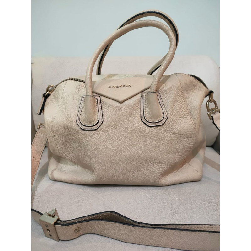 Givenchy Warna Cream Tas Wanita Kulit
