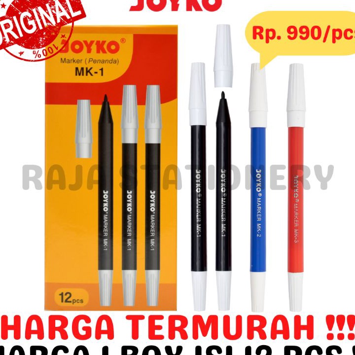 

COD NEWPRODUCT TERMURAH JOYKO PAPER MARKER SPIDOL HITAM BIRU MERAH KERTAS JOYKO KECIL PENANDA PEN MIRIP PW1A PW1A MURAH BERKUALITAS LUSIN 12 PCS