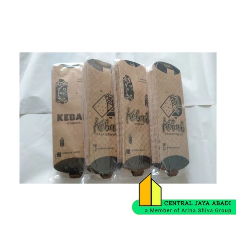 

150 LEMBAR KERTAS KEBAB TARIKAN UKURAN 25 × 10 CM HIGH QUALITY PRODUK TERBARU | KOTAK KEBAB KEKINIAN | DUS KEBAB VIRAL TIKTOK | KEMASAN KEBAB | BOX KEBAB 150 PCS MURAH | TOKO KEBAB OFFICIAL | CENTRAL JAYA ABADI | SHIVACORP 51432