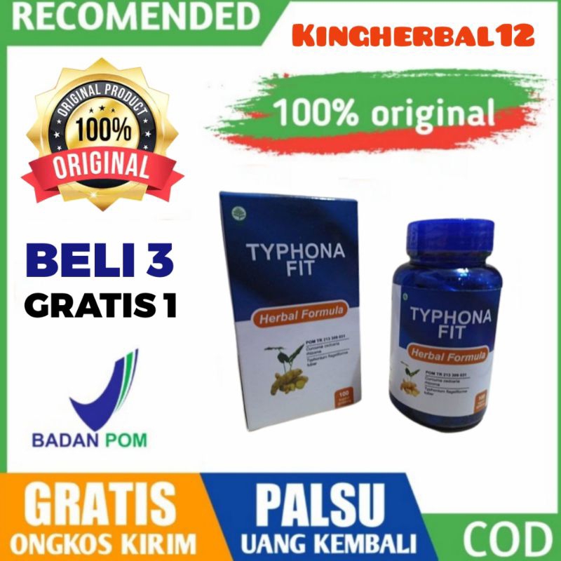 BPOM Typhona Fit Obat Tumor Kanker Kista Miopi 100% Original Herbal