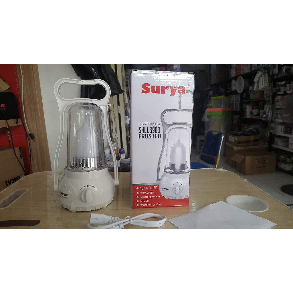 SURYA LAMPU EMERGENCY SHL L 3903 L3903 FROSTED