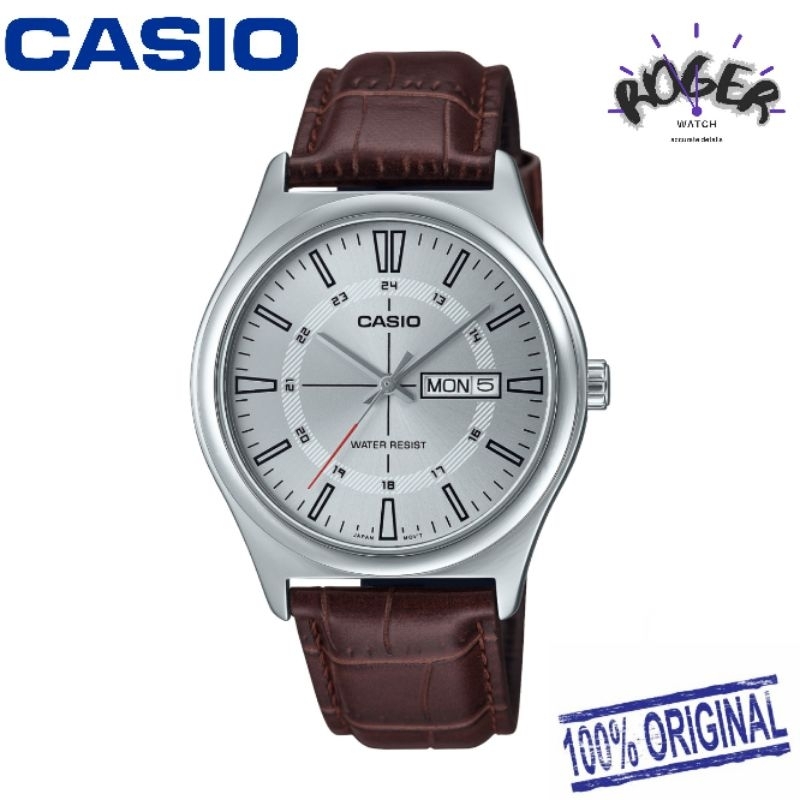 CASIO ORIGINAL Jam Tangan Pria MTP-V006L-7C Analog MTPV006L