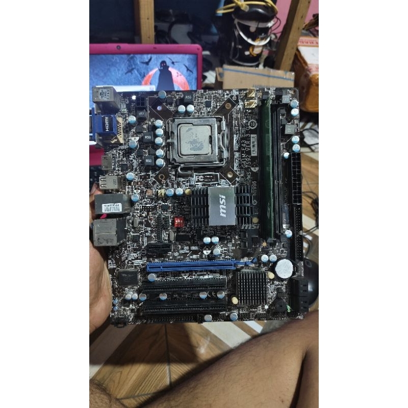 Mobo MSI G41+Core2duo E7500+RAM4GB