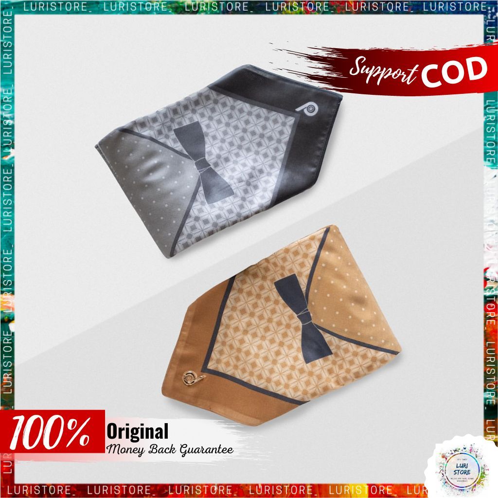 LURISTORE | DEENAY KARINA SERIES ORIGINAL | Kerudung Segi Empat Motif Geometri Terbaru