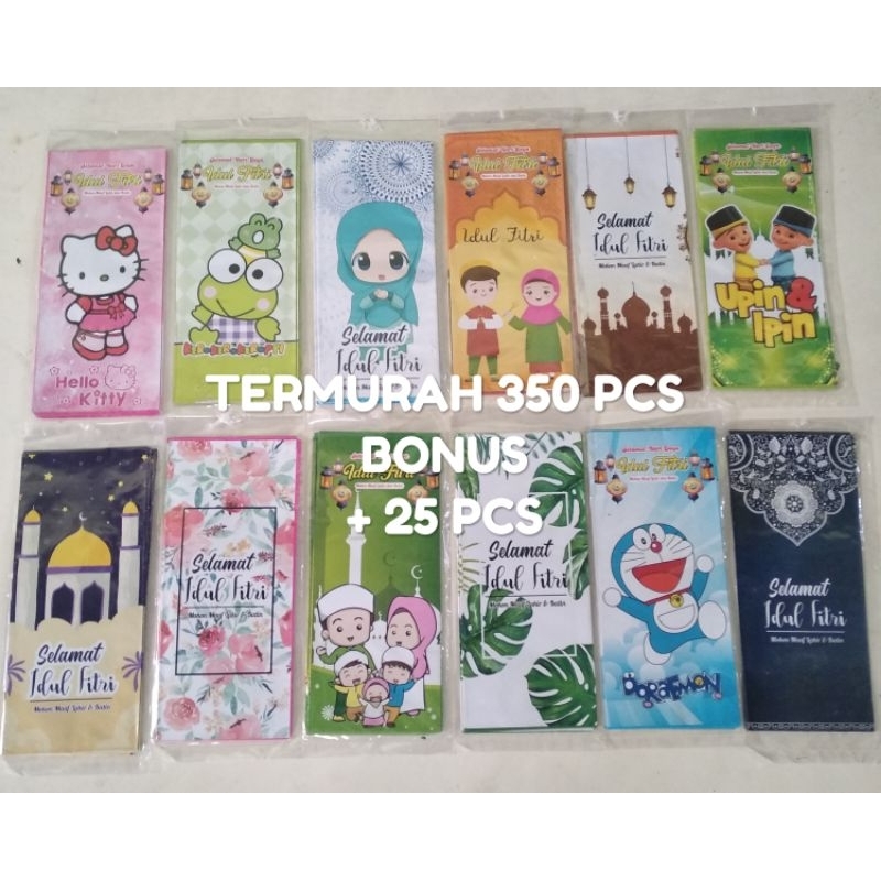 

AMPLOP LEBARAN HARGA GROSIR 350 PCS PLUS+++ BONUS 25 PCS !!