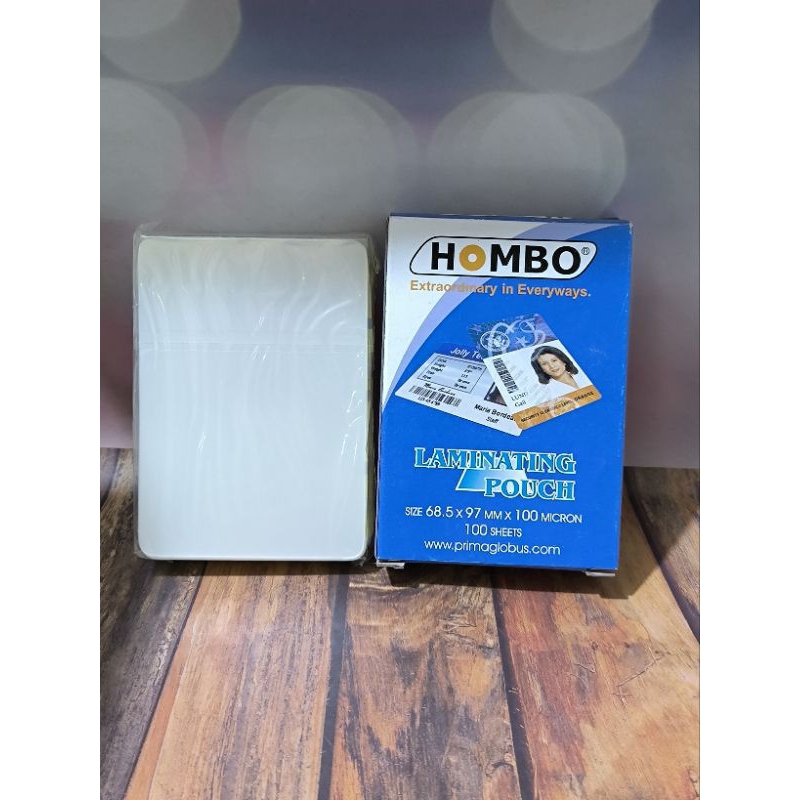 

Plastik Laminating Pouch Hombo isi 100lembar