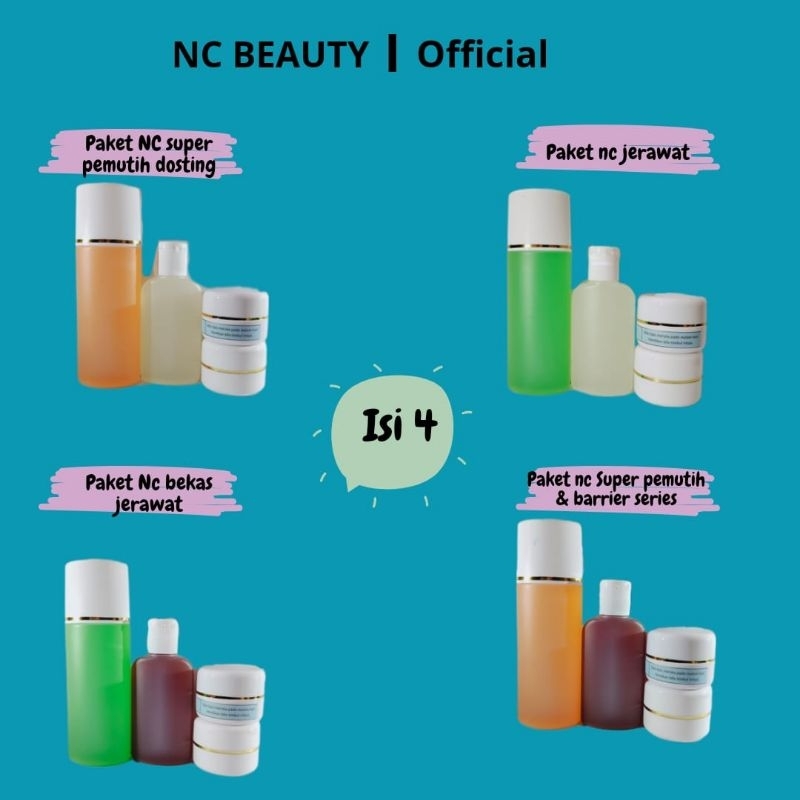 PAKET NC BEAUTY SKIN ISI 4/PAKET DOSTING NC BEAUTY SKIN