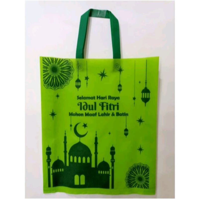 

tote bag goodie bag totte bag tas lebaran spunbond