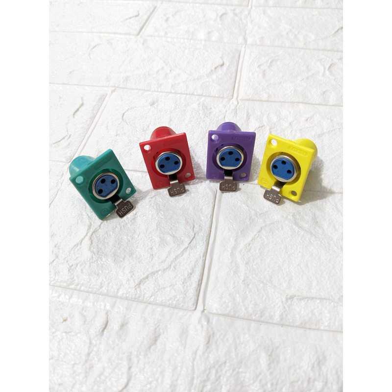 Soket Canon body / Soket Input XLR Canon PVC