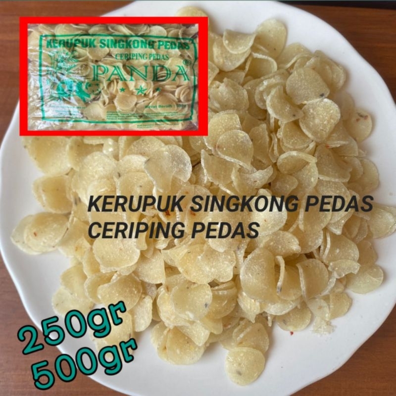 

KRUPUK PEDAS KRUPUK SINGKONG PEDAS CERIPING PEDAS