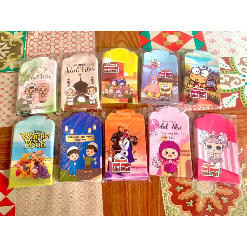 

Amplop Lebaran Karakter Isi 10pcs Medium