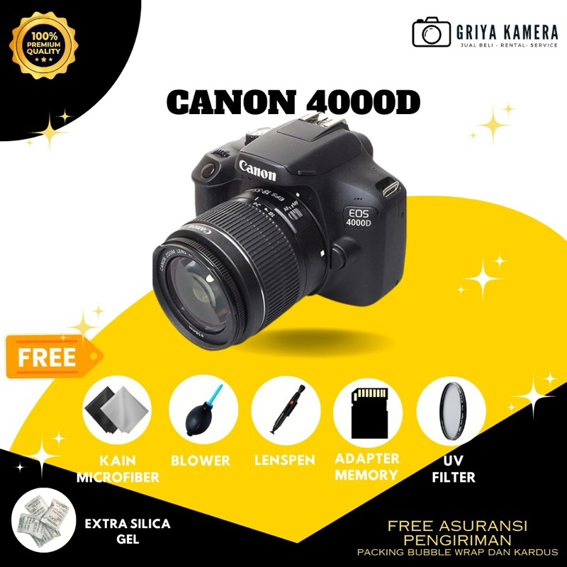 KAMERA CANON EOS 4000D