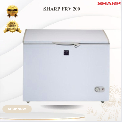 SHARP CHEST FREEZER FRV 200 BOX CHILLER/FRV-200/FRV200/FRV 200/CHEST FREEZER BOX CHILLER SHARP