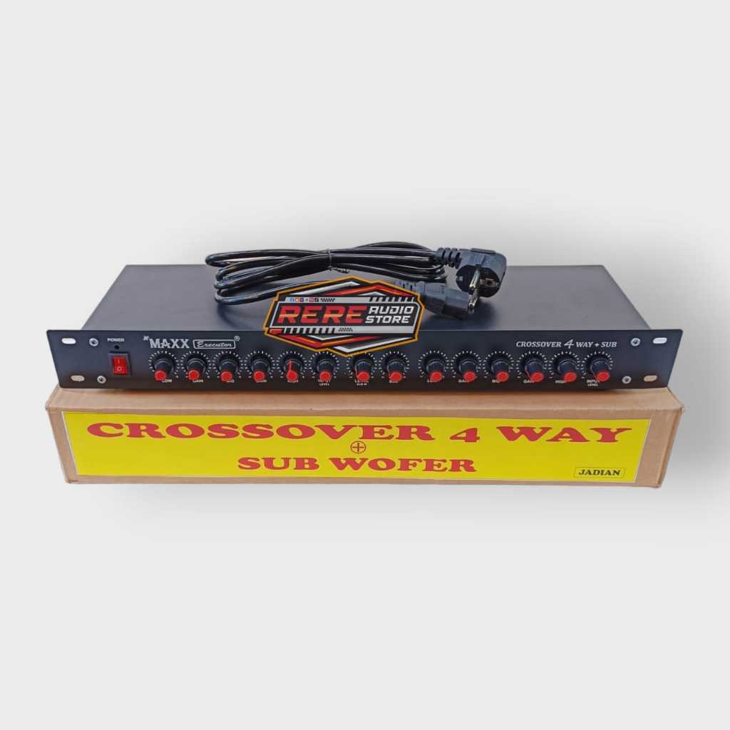 Crossover 4WAY + Subwoofer SOUNDCRACK Barang JADIAN Tinggal Pakai