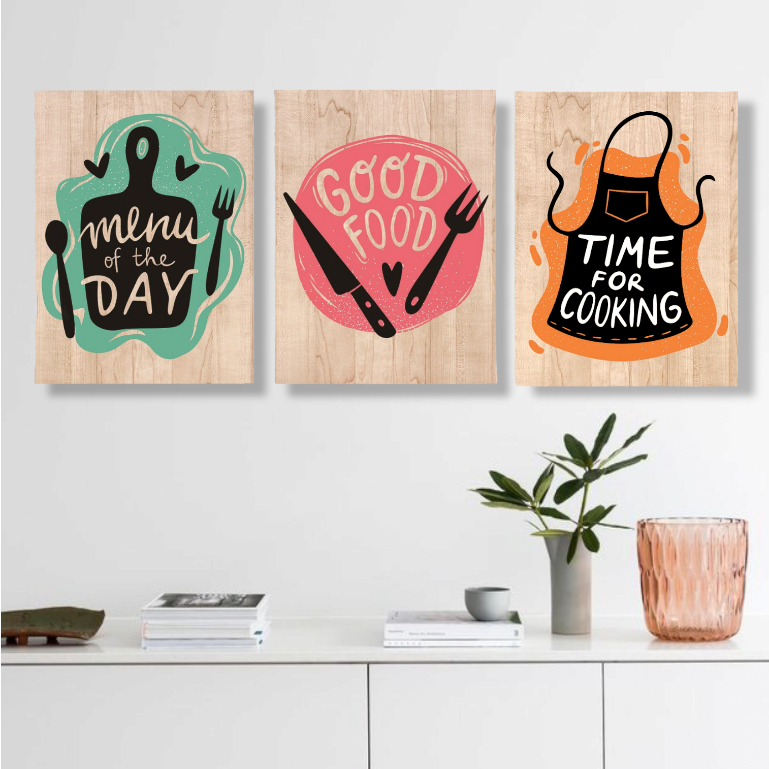 Frame Hiasan Dinding Aesthethic Wall Decor Minimalis Pajangan Rumah Dekorasi Kitchen Pajangan Dapur 