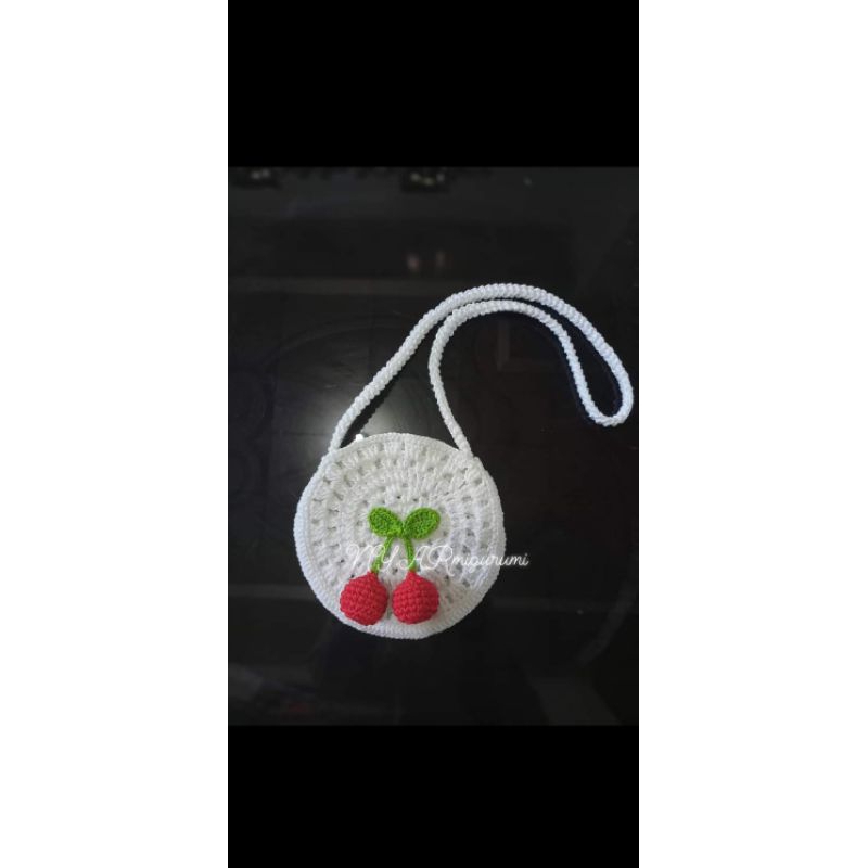 (READY STOK/stok terbatas)tas rajut anak kecil/slingbag crochet