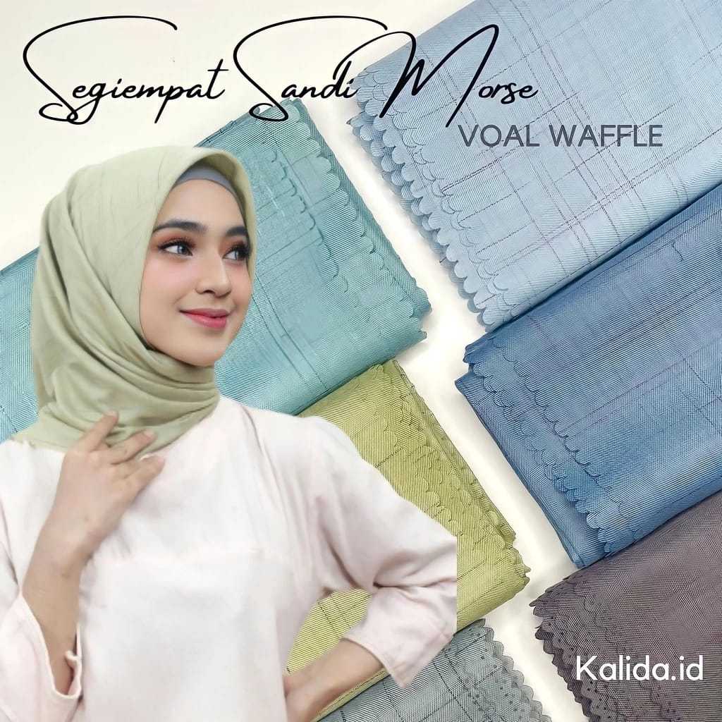 Segiempat Laser Cut / S4 Sandi Morse Dari Azara Colection / s4 Azara Terbaru