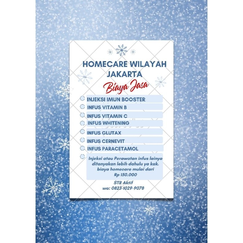 Homecare Infus Wilayah jakarta