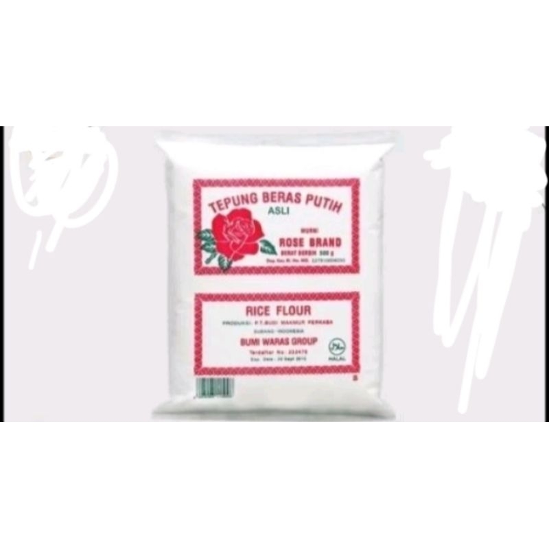 

tepung beras rose brand kemasan 500gr
