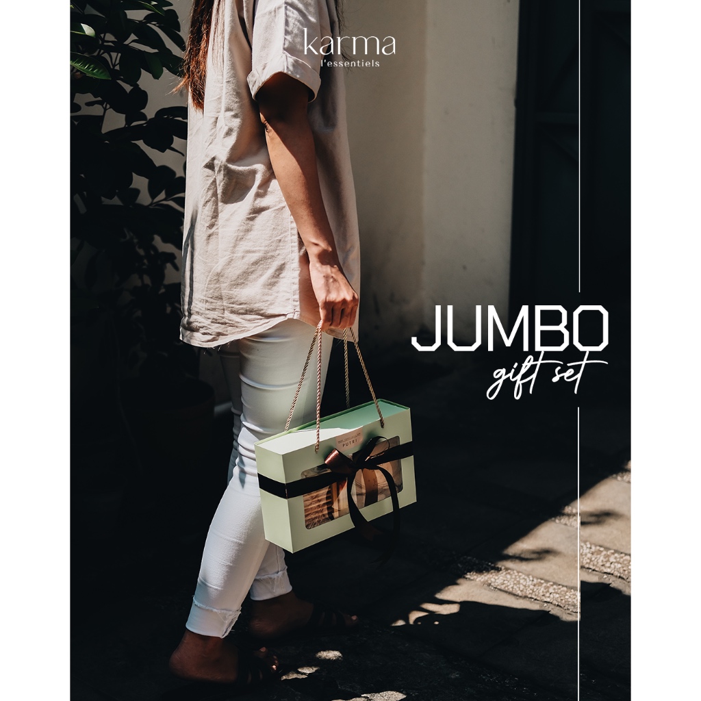 

KARMA Jumbo Custom Gift / Hamper / Kado Set - Natural Soap Bar - Sabun Alami