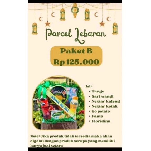 

parcel hampers murah mewwah 125 ribuan