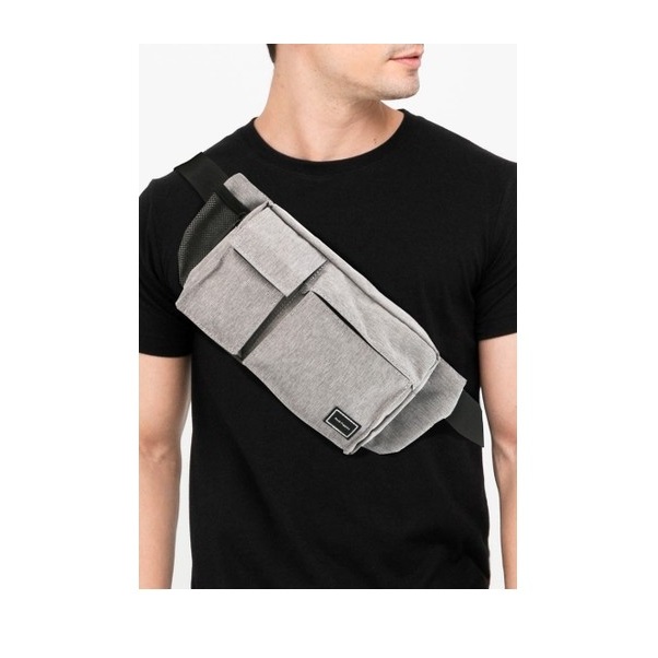 HUSH PUPPIES - 217 Waistbag POLYESTER - LIGHT GREY