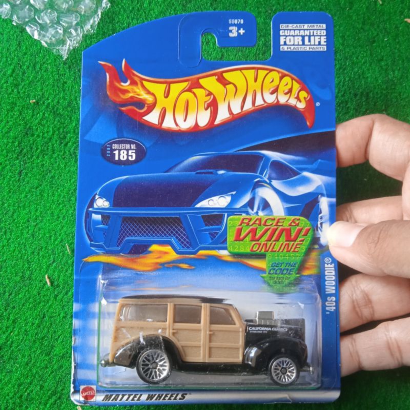 hot wheels hotwheels 40s woodie hitam black oplet si Doel 40 s classic