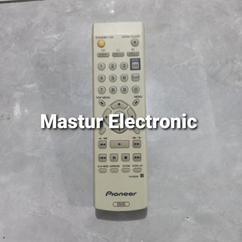 REMOTE REMOT DVD PLAYER PIONEER
VXX3218 ORIGINAL