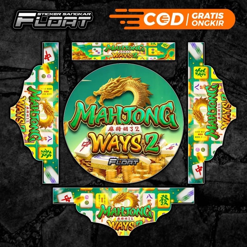 TERBARU STIKER DECAL SANGKAR TEBOK LOVEBIRD LB UNIVERSAL MOTIF MAHJONG WAYS 2