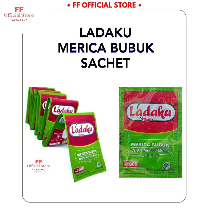 

(INSTANT) LADAKU Merica Bubuk Sachet 3 Gram 1 Pcs