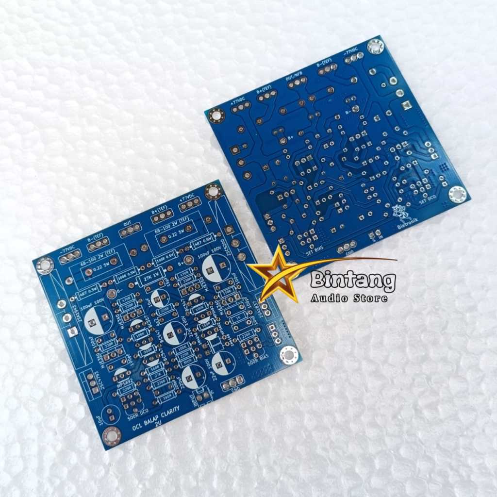 PCB Ocl Balap Clarity 2U Dobel Layer FR4 Fiber