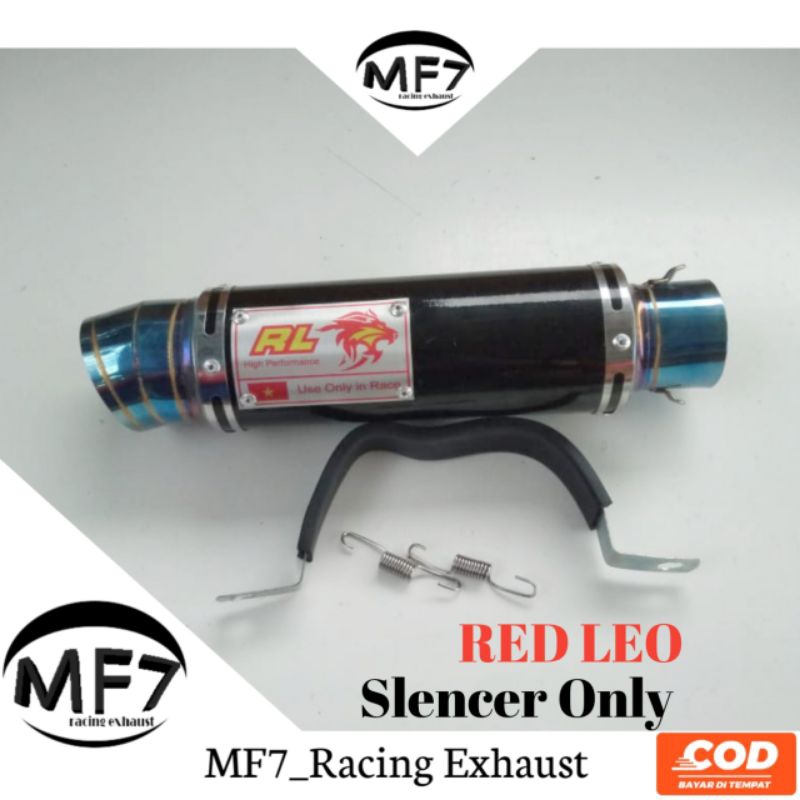 Slencer RL RED LEO Racing Knalpot |Tabung RED LEO Inlet 50mm