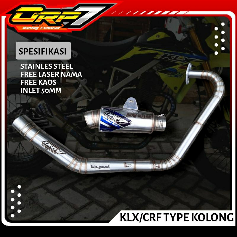 Knalpot KLX Kolong Knalpot CRF Kolong ORP7 RACING EXHAUST