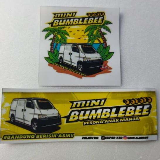

Stiker Mini Bumblebee asli anti air 2 pcs
