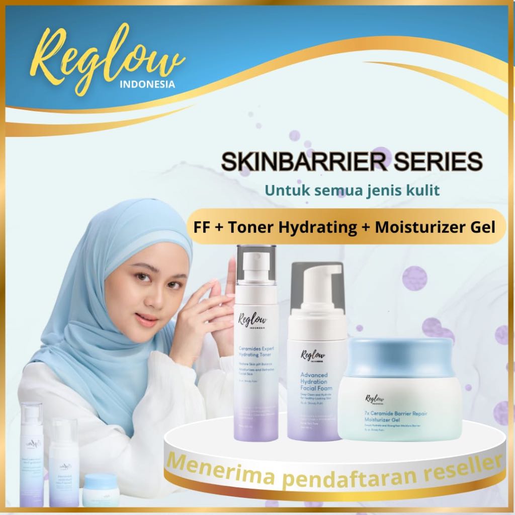 COD BISA - SBS9 BARU Reglow Paket Skinbarrier Series by dr. Shindy Putri Agen Skincare Original Asli
