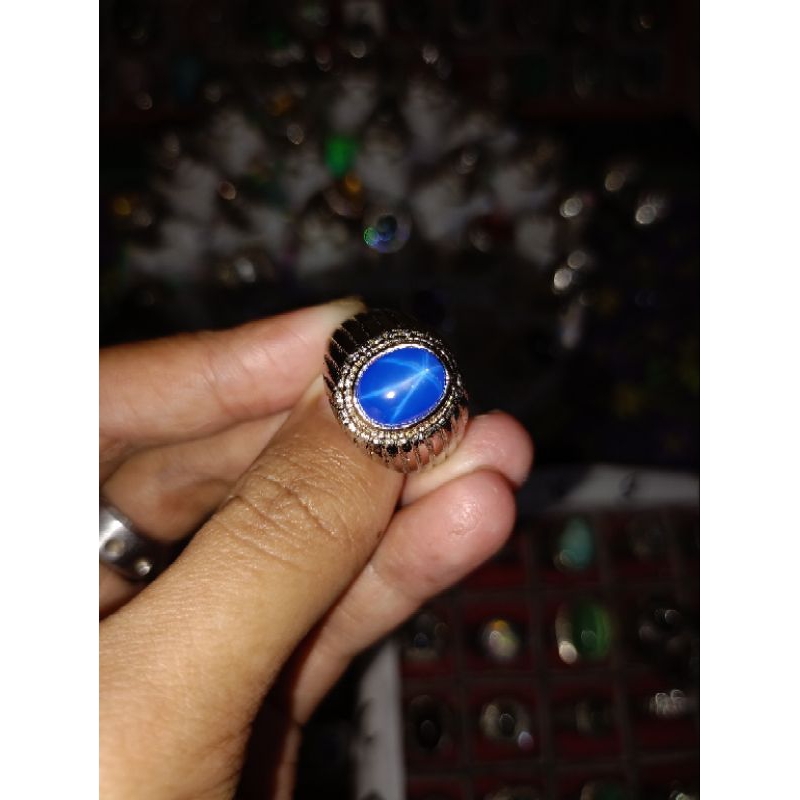 Batu Natural Blue Star