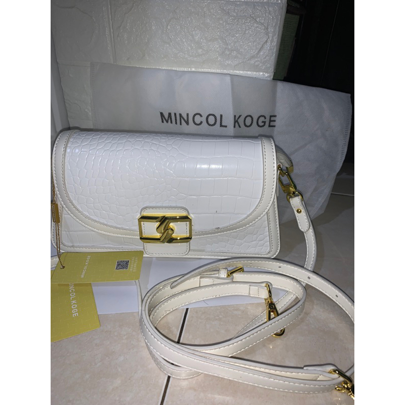 PRELOVED TAS MINCOL KOGE WARNA PUTIH