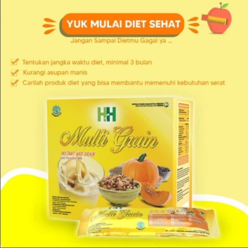 

HH multigrain hwi original kemasan penuh isi 20sachet